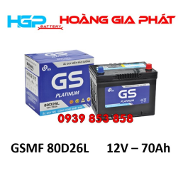 BÌNH ẮC QUY GS MF 80D26L