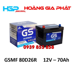 BÌNH ẮC QUY GS MF 80D26R