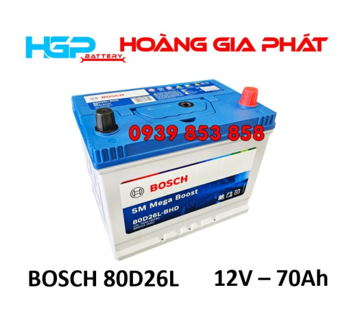 ẮC QUY BOSCH 80D26L