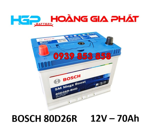 ẮC QUY BOSCH 80D26R