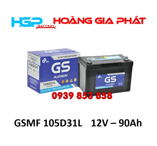 BÌNH ẮC QUY GS MF 105D31L
