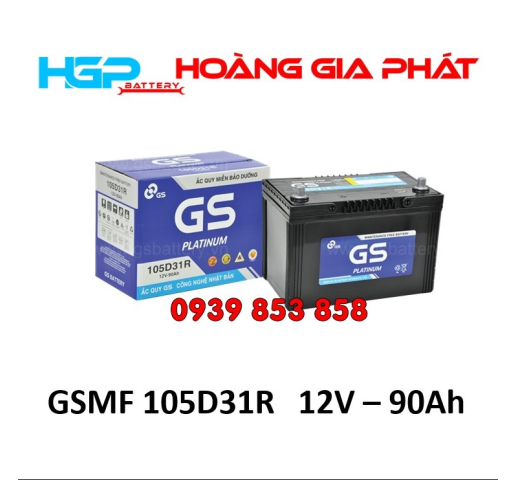 BÌNH ẮC QUY GS MF 105D31R