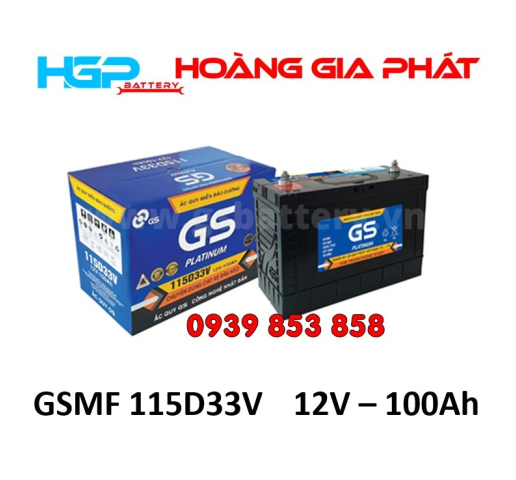 BÌNH ẮC QUY GS MF 115D33V