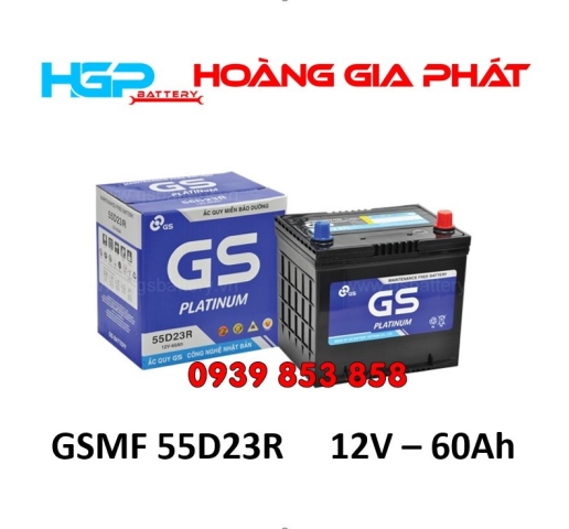 BÌNH ẮC QUY GS MF 55D23R