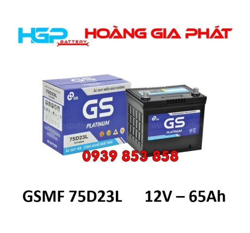 BÌNH ẮC QUY GS MF 75D23L