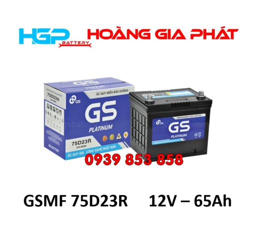 BÌNH ẮC QUY GS MF 75D23R