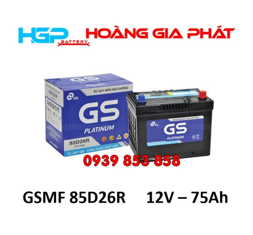 BÌNH ẮC QUY GS MF 85D26R