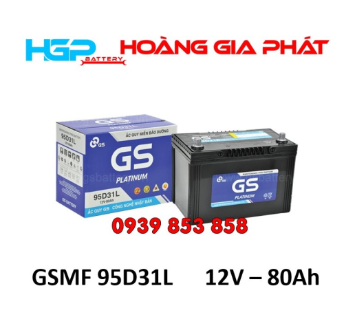 BÌNH ẮC QUY GS MF 95D31L