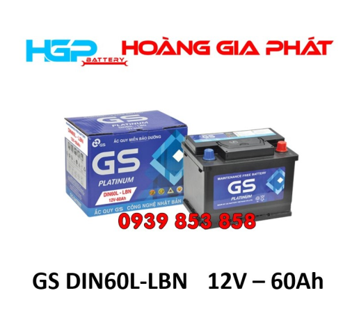 Bình Ắc Quy GS MF Din60L-LBN
