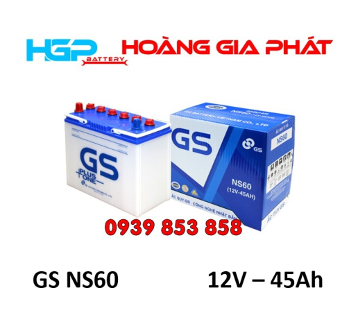 BÌNH ẮC QUY GS NS60