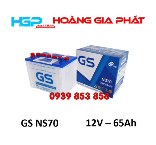 BÌNH ẮC QUY GS NS70