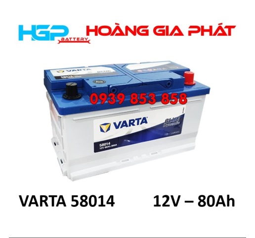 ẮC QUY VARTA 58014