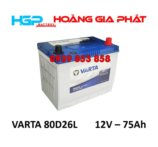 ẮC QUY VARTA 80D26L